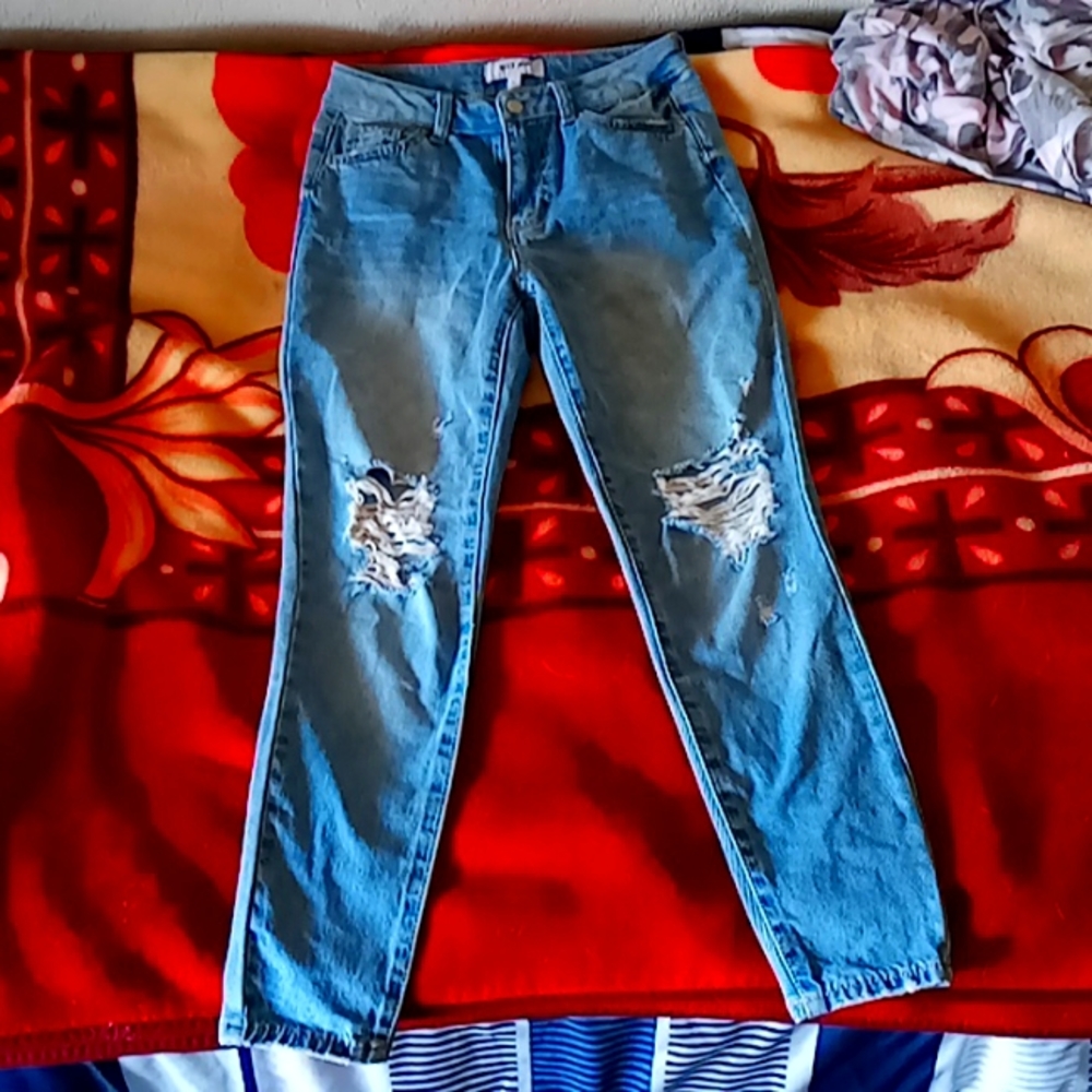 Wax Jean ripped jeans
